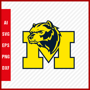 Michigan Wolverines Logo svg NCAA National Collegiate Athletic Association Team Clipart