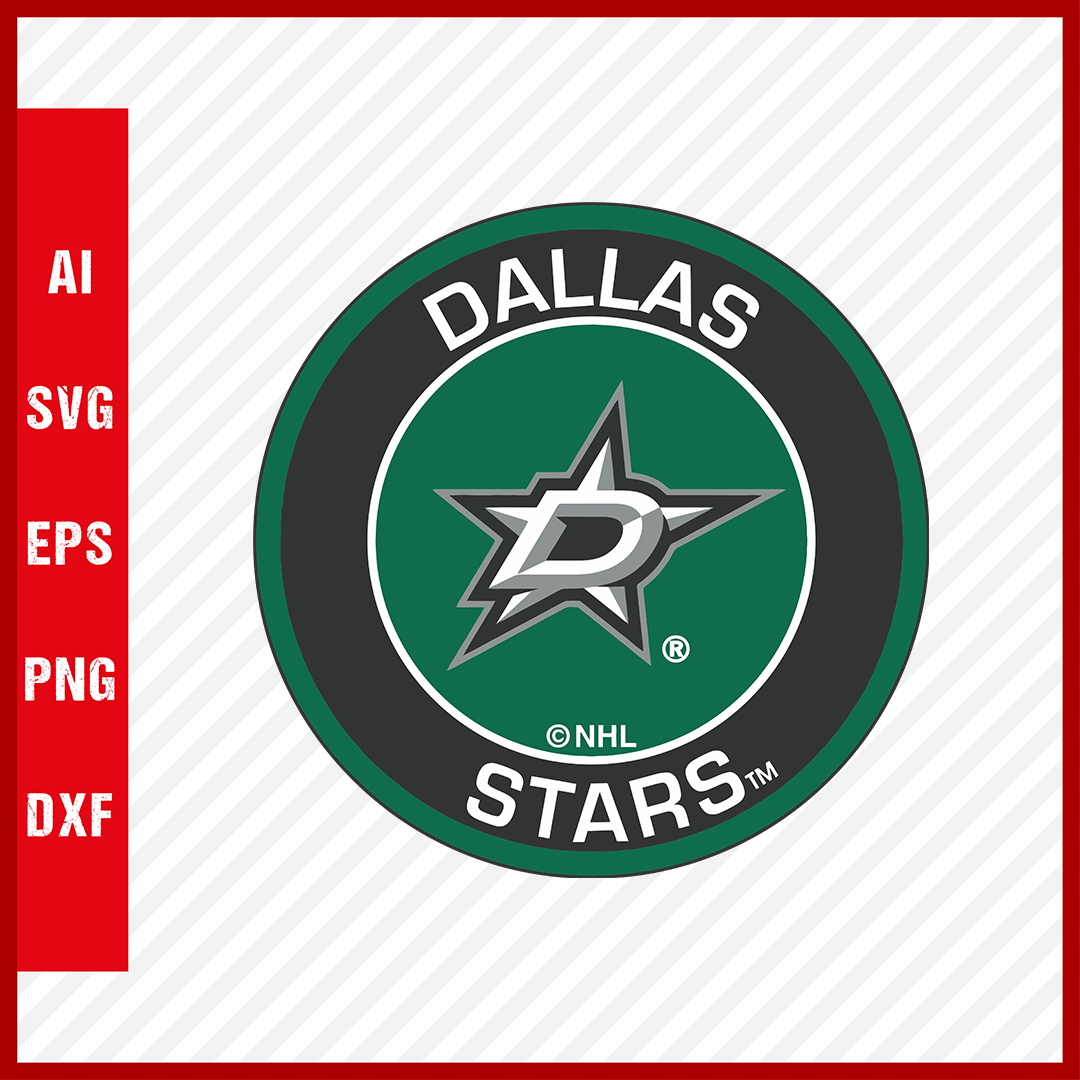 Dallas Stars Svg Logo NHL National Hockey League Team Svg Clipart