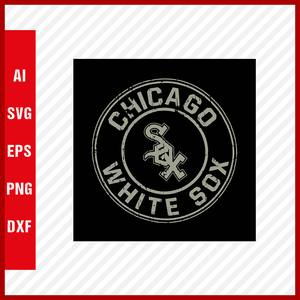 Chicago White Sox Logo Mlb Svg Cut Files Baseball Clipart