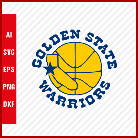 NBA Golden State Warriors Team Logo Svg Cut Files Basketball Clipart