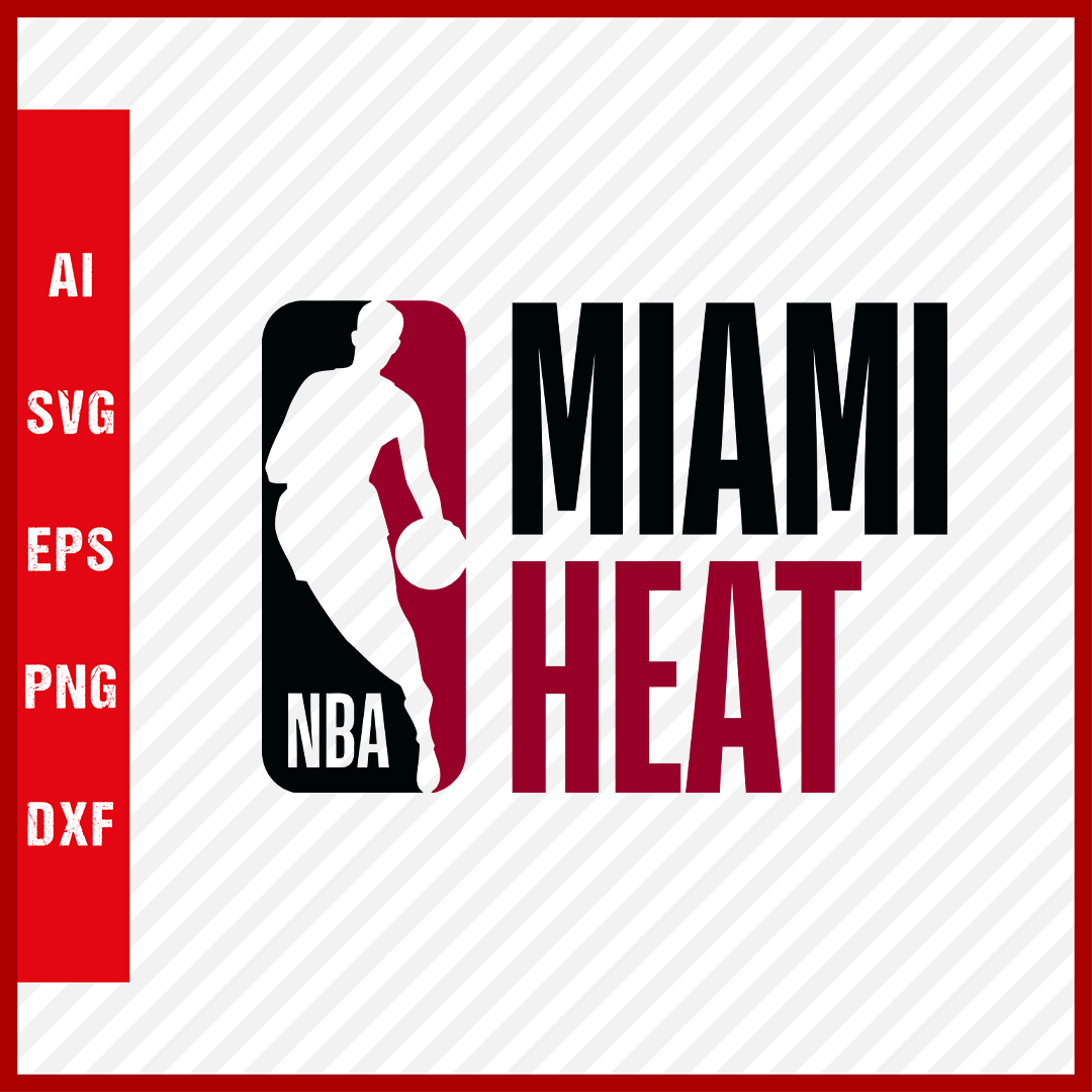 NBA Miami Heat Logo Svg Cut Files Basketball Clipart – Creativedesignmaker
