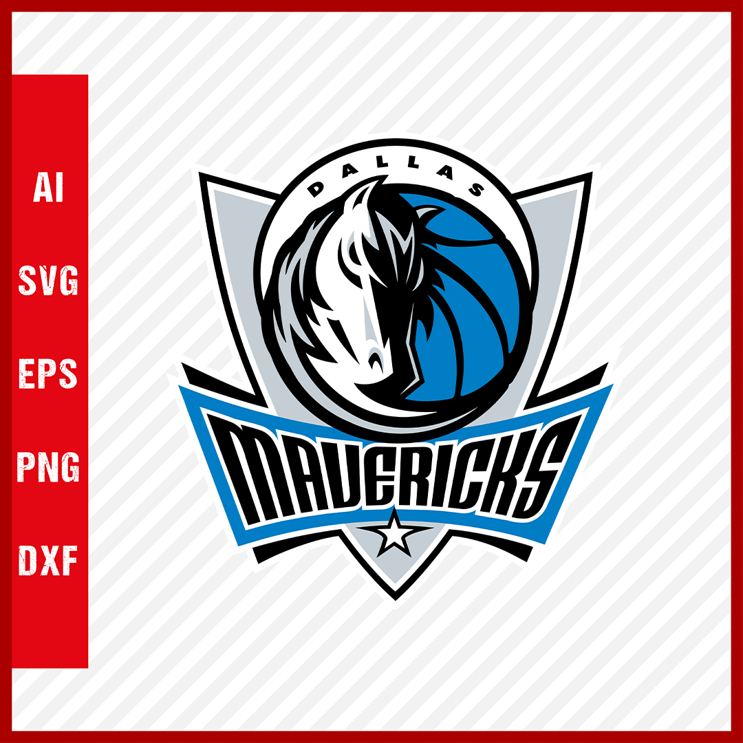 NBA Dallas Mavericks Logo Basketball Team Svg Cut Files Basketball Cli ...