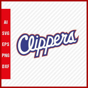 NBA Los Angeles Clippers Logo Svg Cut Files Basketball Clipart