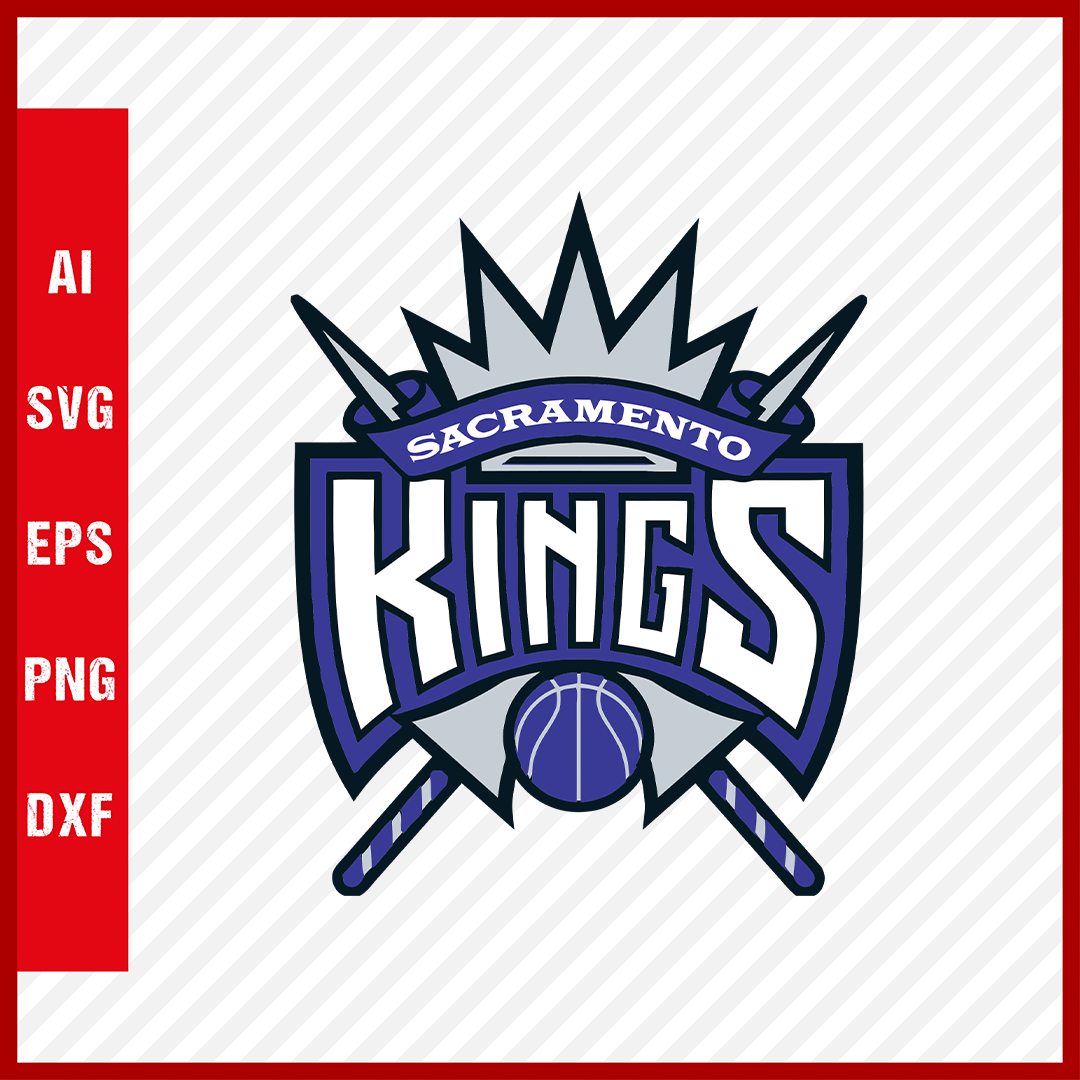 NBA Sacramento Kings Logo Svg Cut Files Basketball Clipart