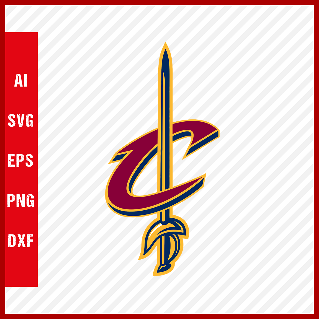 Cleveland Cavaliers Logo NBA Svg Cut Files Basketball Clipart