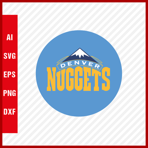 NBA Denver Nuggets Logo Svg Cut Files Basketball Clipart