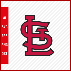 St. Louis Cardinals Logo MLB Svg Cut Files Baseball Clipart