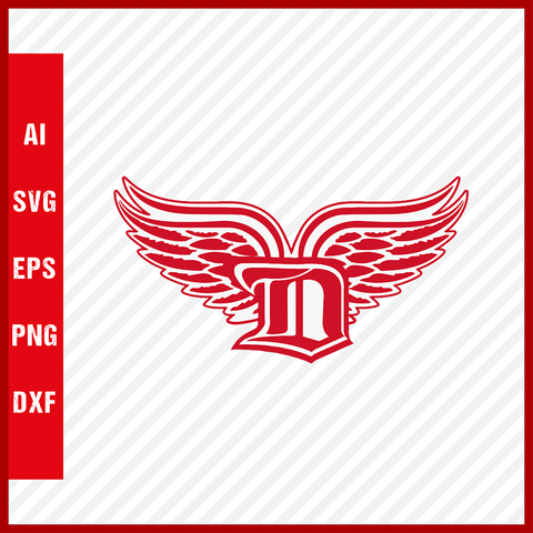 Detroit Red Wings Logo Svg NHL National Hockey League Team Svg Clipart