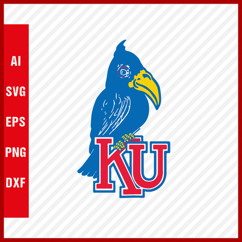 Kansas Jayhawks Logo svg NCAA National Collegiate Athletic Association Team Clipart