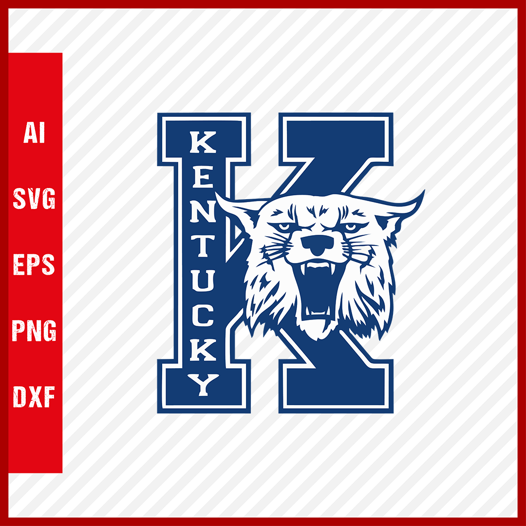 Kentucky Wildcats Logo svg NCAA National Collegiate Athletic Association Team Clipart