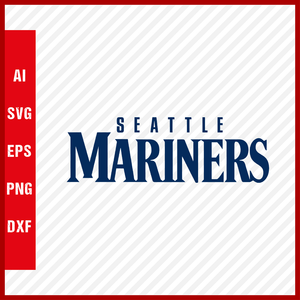 Seattle Mariners Logo MLB Svg Cut Files Baseball Clipart