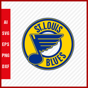 St. Louis Blues Logo Svg NHL National Hockey League Team Svg Clipart