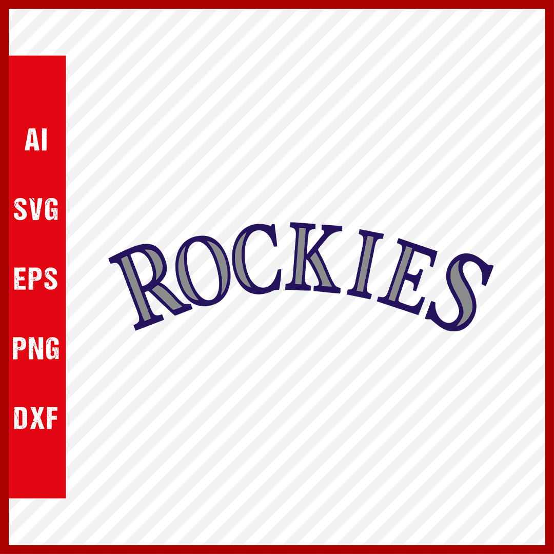 Colorado Rockies Logo Mlb Svg Cut Files Baseball Clipart