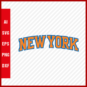 NBA New York Knicks Logo Svg Cut Files Basketball Clipart