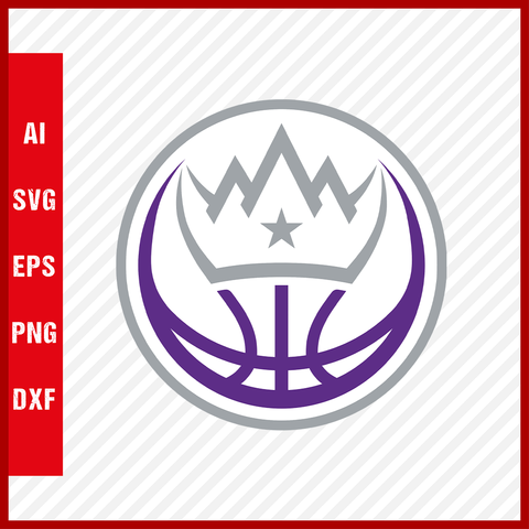 NBA Sacramento Kings Logo Svg Cut Files Basketball Clipart