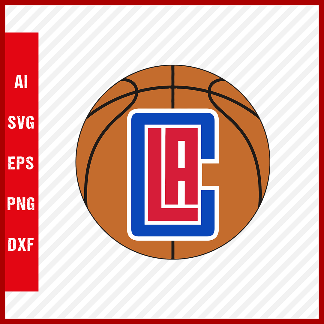 NBA Los Angeles Clippers Logo Svg Cut Files Basketball Clipart