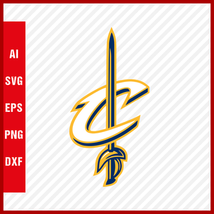 Cleveland Cavaliers Logo NBA Svg Cut Files Basketball Clipart