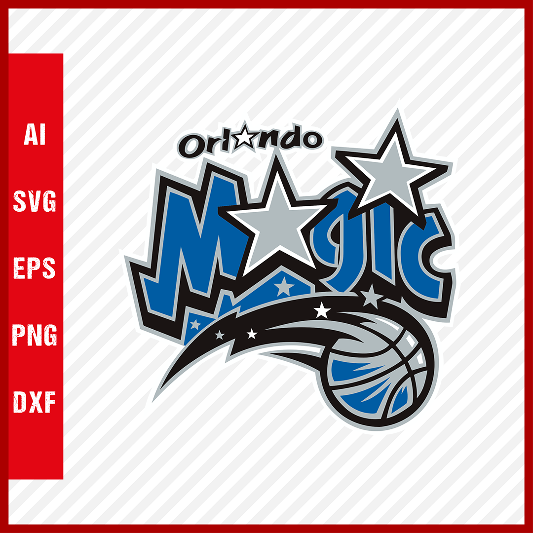 NBA Orlando Magic Logo Svg Cut Files Basketball Clipart