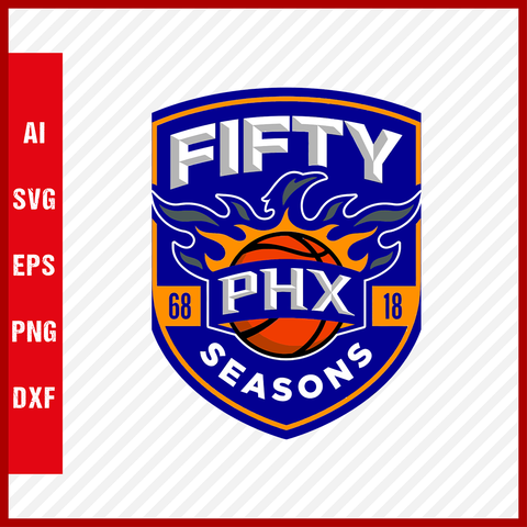 NBA Phoenix Suns Logo Svg Cut Files Basketball Clipart