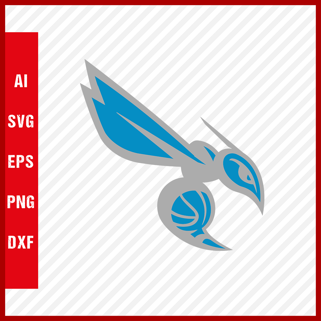 NBA Charlotte Hornets Logo Team Svg Cut Files Basketball Clipart