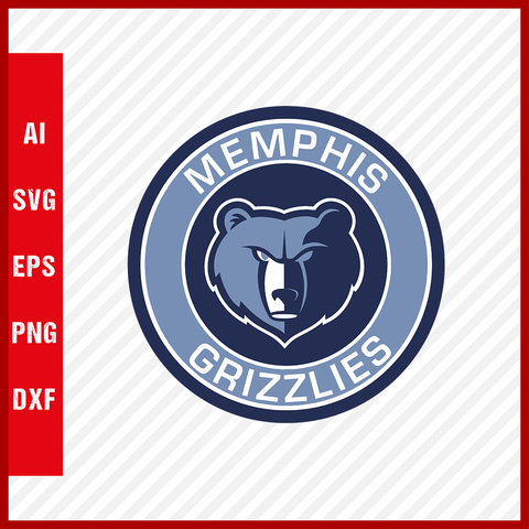 NBA Memphis Grizzlies Logo Svg Cut Files Basketball Clipart