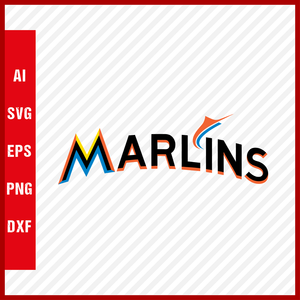 Miami Marlins Logo Mlb Svg Cut Files Baseball Clipart