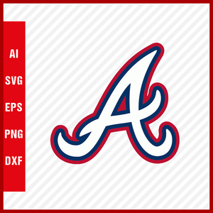 Atlanta Braves MLB Logo svg Cut Files Baseball Clipart