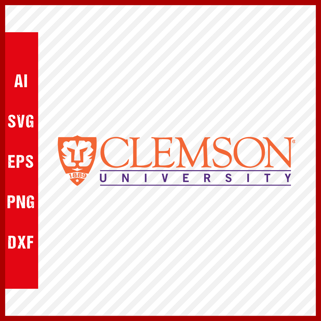 Clemson Tigers Logo svg NCAA National Collegiate Athletic Association Team Clipart