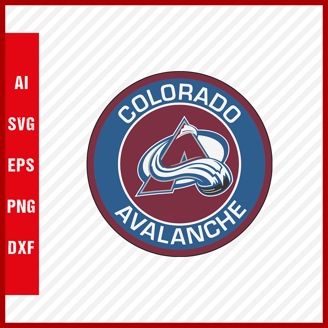 Colorado Avalanche Logo Svg NHL National Hockey League Team Clipart