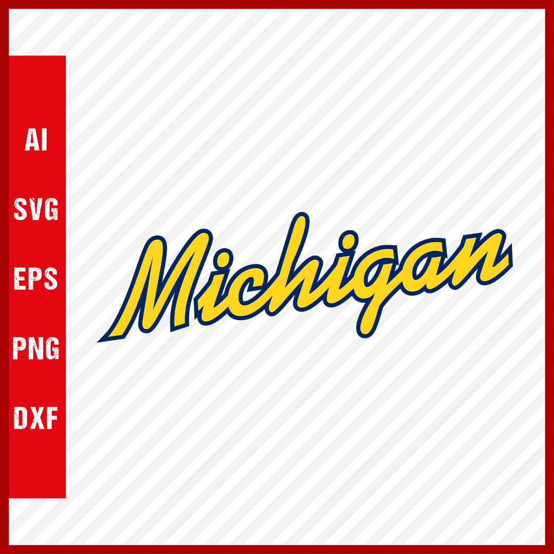 Michigan Wolverines Logo svg NCAA National Collegiate Athletic Association Team Clipart