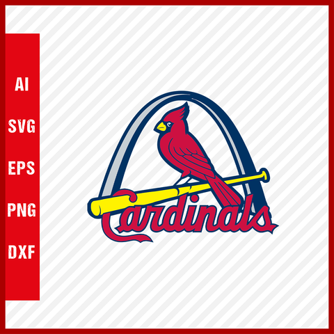 St. Louis Cardinals Logo MLB Svg Cut Files Baseball Clipart