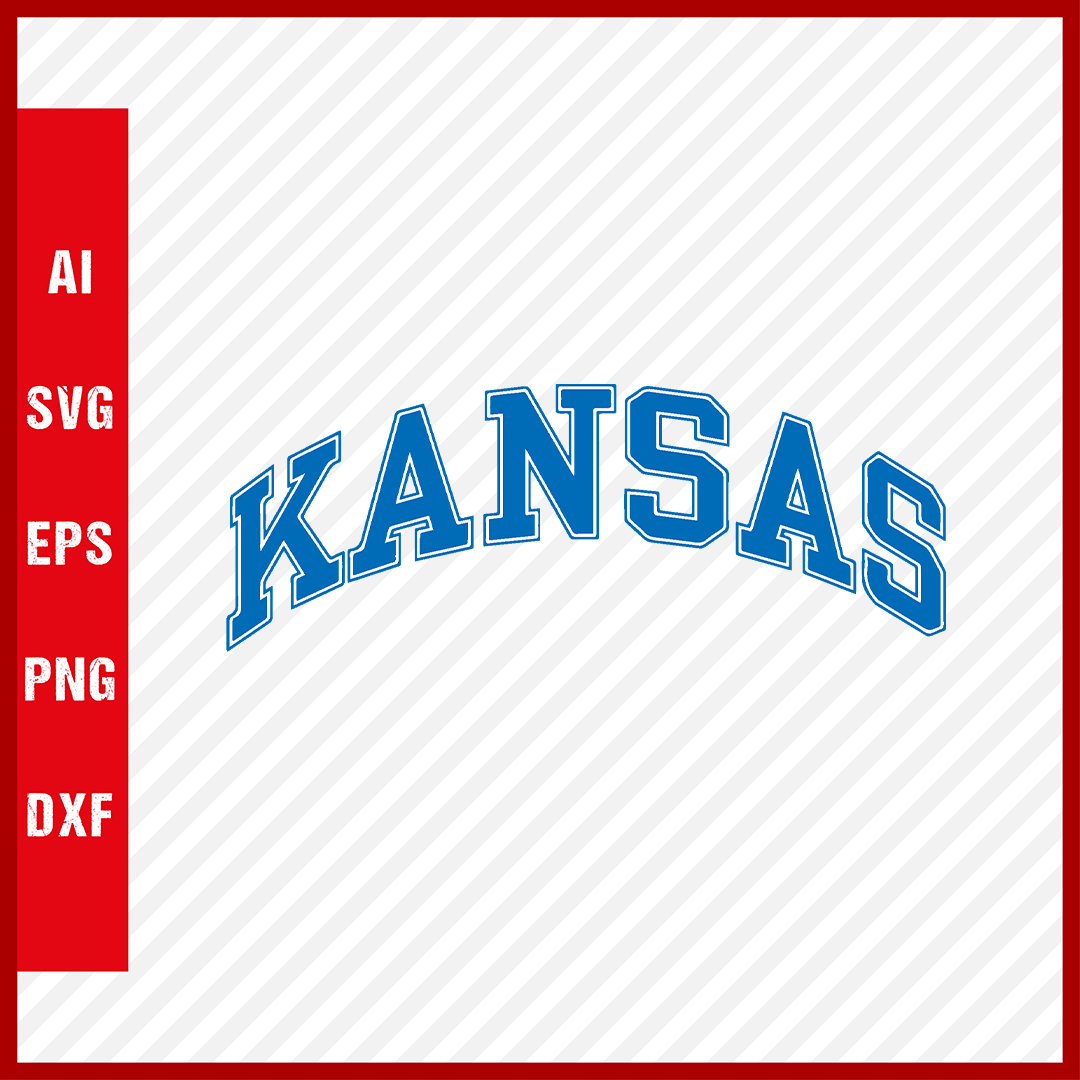 Kansas Jayhawks Logo svg NCAA National Collegiate Athletic Association Team Clipart