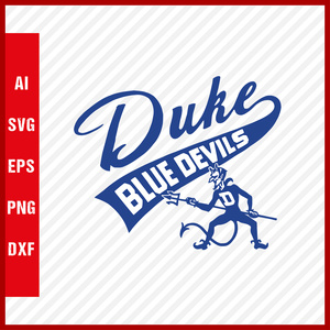 Duke Blue Devils Logo svg NCAA National Collegiate Athletic Association Team Clipart