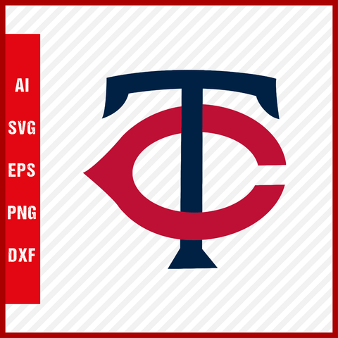 Minnesota Twins Logo MLB Svg Cut Files Baseball Clipart