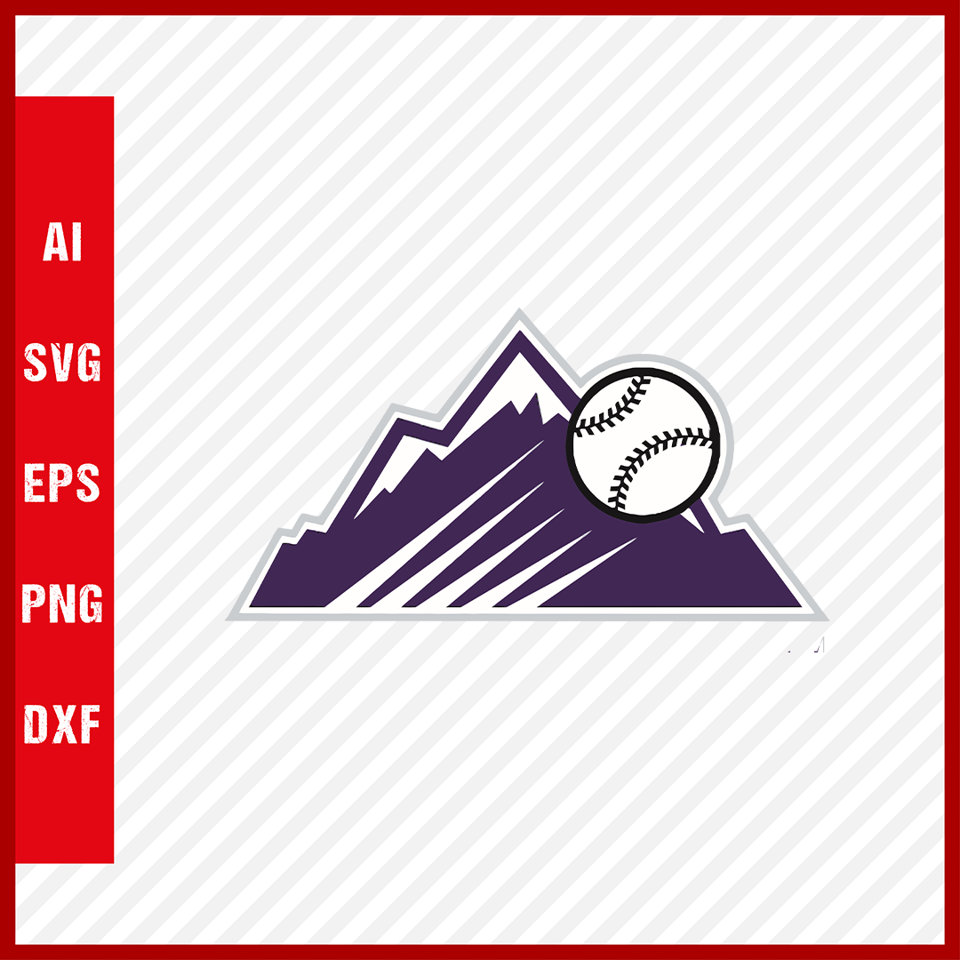 Colorado Rockies Logo Mlb Svg Cut Files Baseball Clipart
