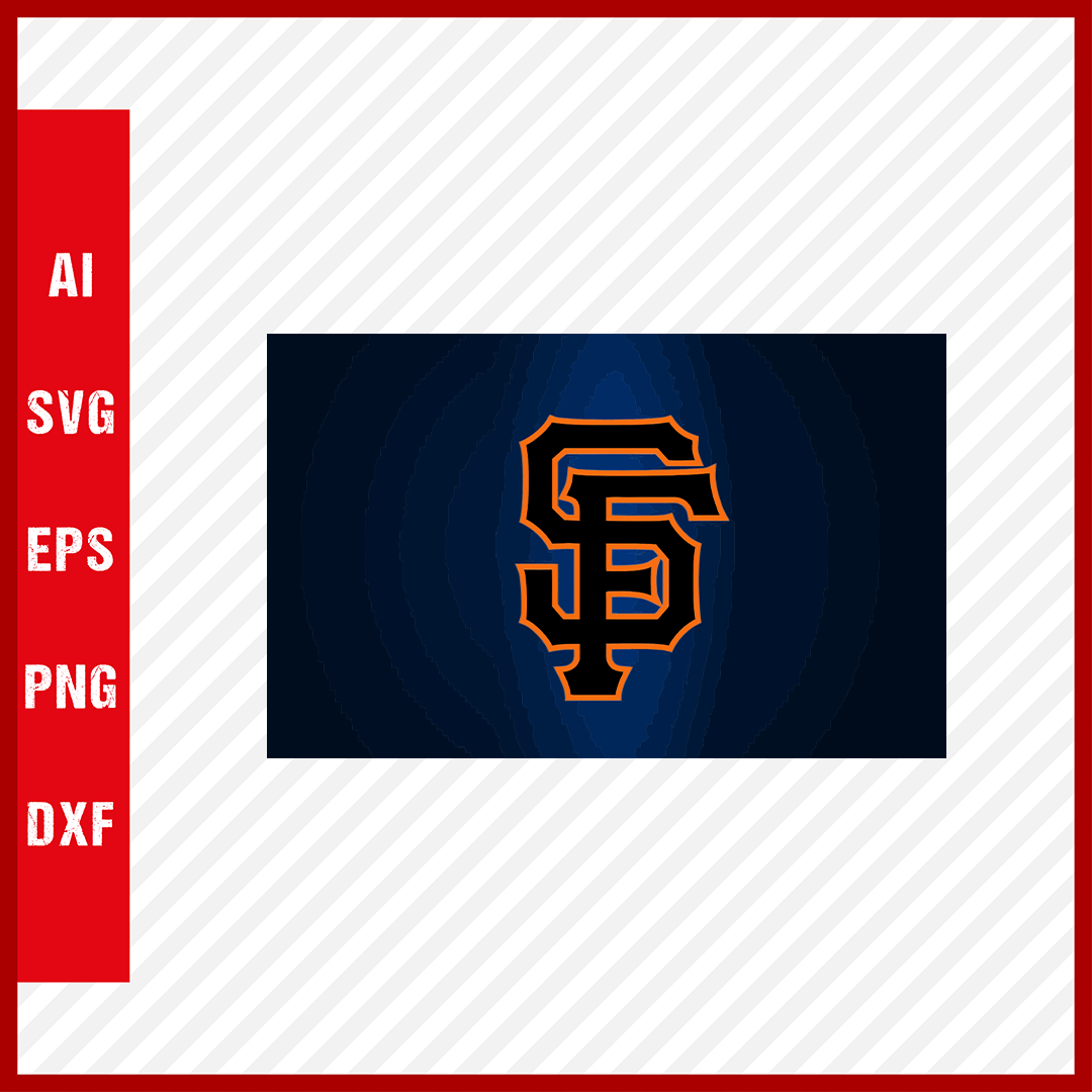San Francisco Giants Logo MLB Svg Cut Files Baseball Clipart