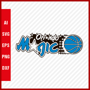 NBA Orlando Magic Logo Svg Cut Files Basketball Clipart