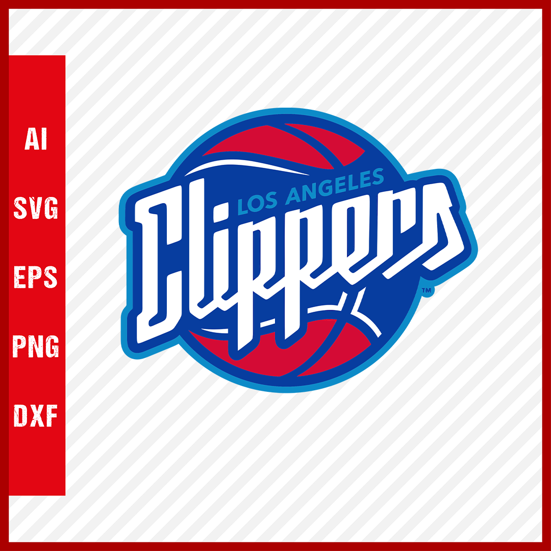 NBA Los Angeles Clippers Logo Svg Cut Files Basketball Clipart