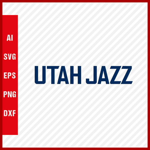 NBA Utah Jazz Logo Svg Cut Files Basketball Clipart