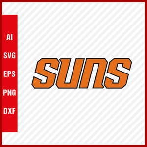 NBA Phoenix Suns Logo Svg Cut Files Basketball Clipart