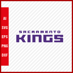 NBA Sacramento Kings Logo Svg Cut Files Basketball Clipart