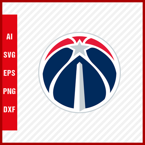 NBA Washington Wizards Logo Svg Cut Files Basketball Clipart