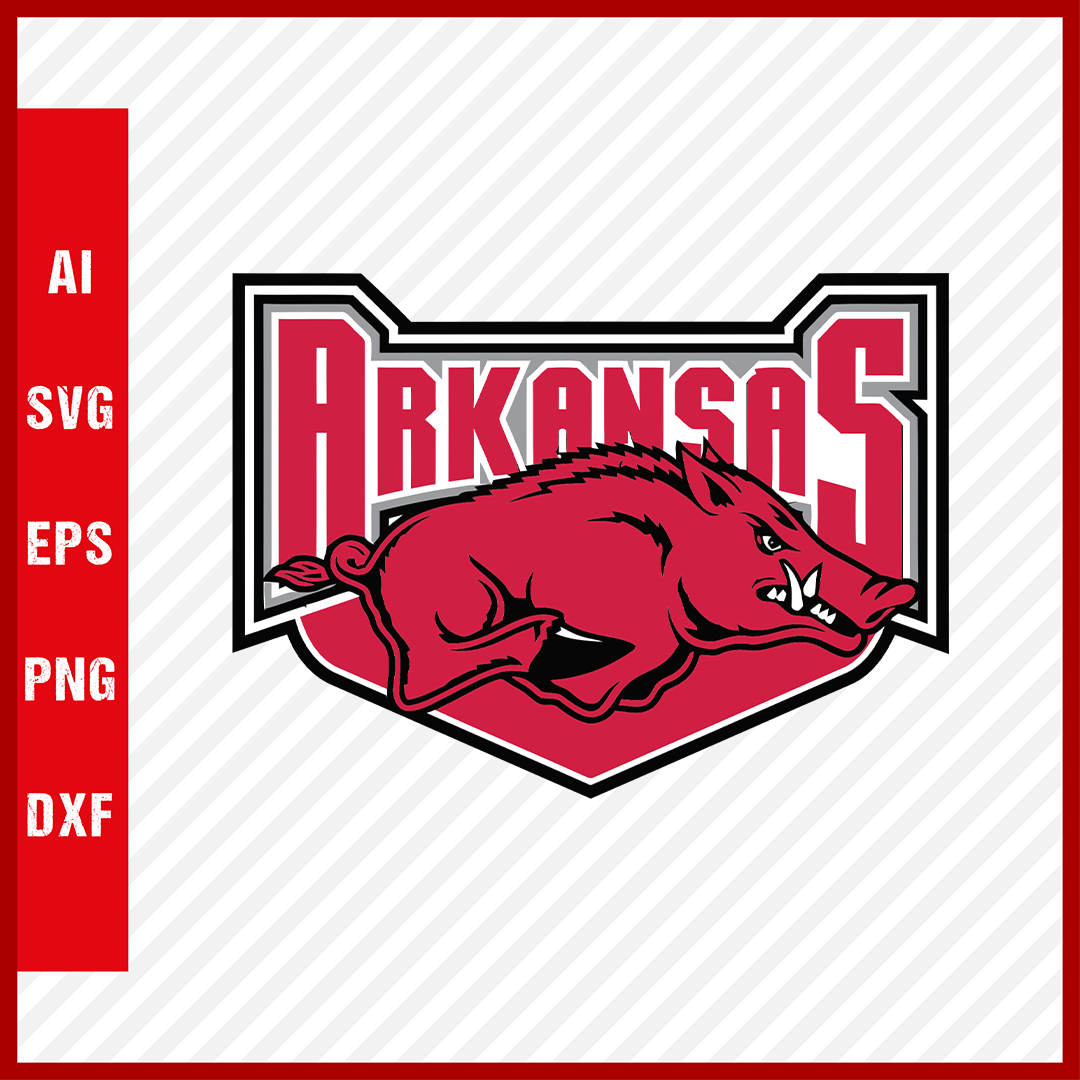 Arkansas Razorback Vector Image Arkansas Razorbacks Logo svg NCAA National Collegiate Athletic Associa ...
