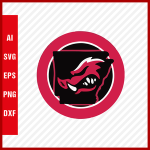 Arkansas Razorbacks Logo svg NCAA National Collegiate Athletic Association Team Clipart