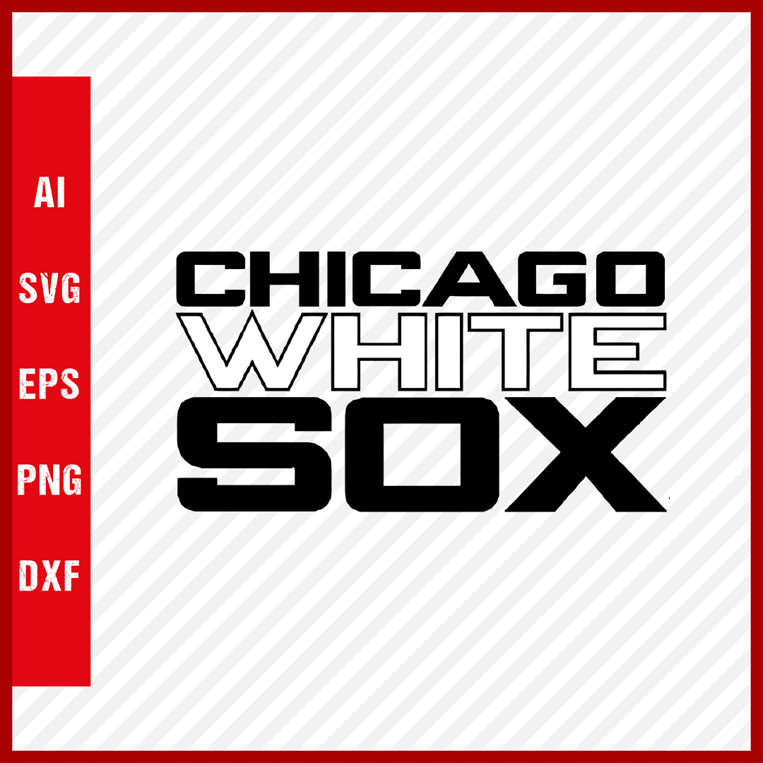 Chicago White Sox Logo Mlb Svg Cut Files Baseball Clipart