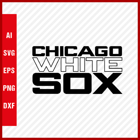 Chicago White Sox Logo Mlb Svg Cut Files Baseball Clipart