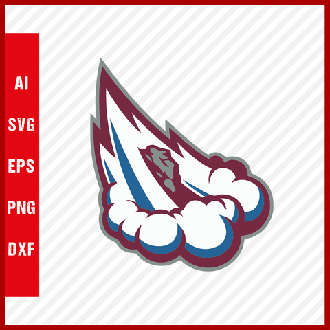 Colorado Avalanche Logo Svg NHL National Hockey League Team Clipart