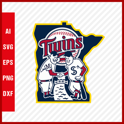 Minnesota Twins Logo MLB Svg Cut Files Baseball Clipart