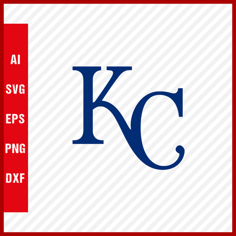 Kansas City Royals Logo MLB Svg Cut Files Baseball Clipart