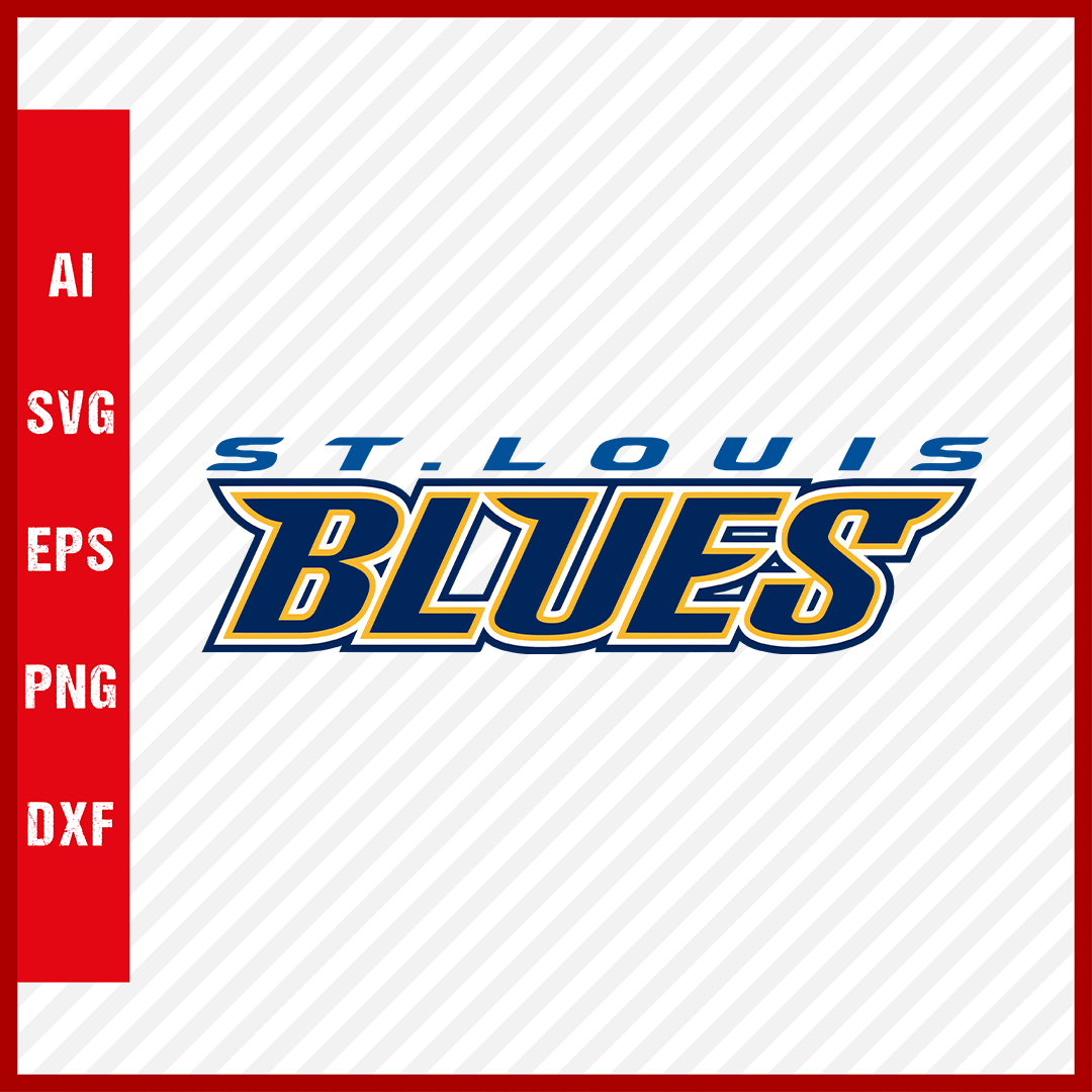 St. Louis Blues Logo Svg NHL National Hockey League Team Svg Clipart